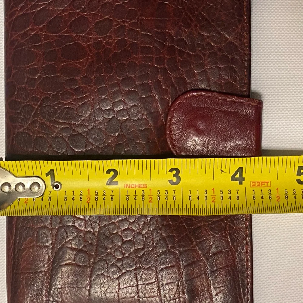 louise fontaine vintage alligator leather wallet